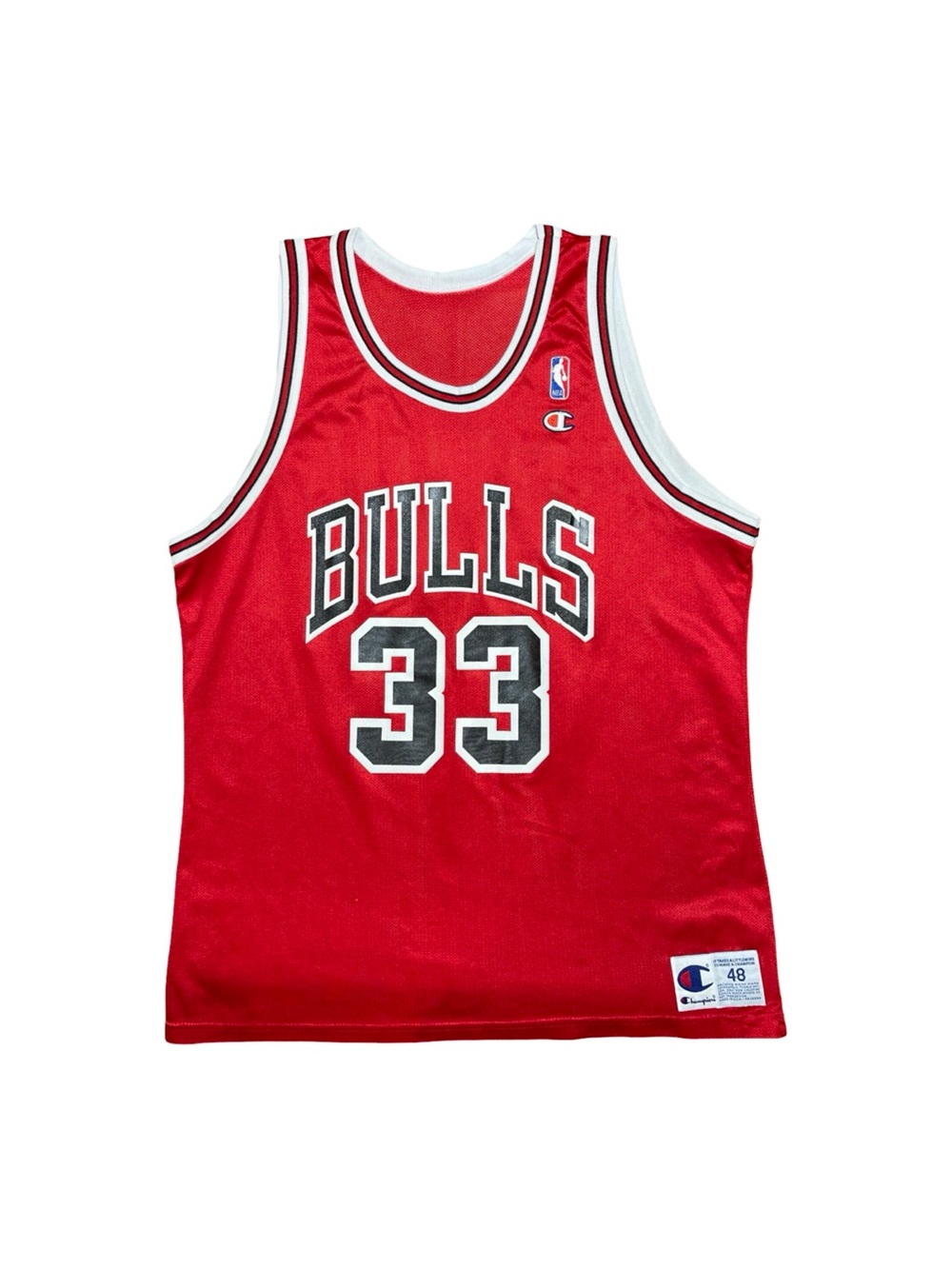 Vintage 90’s NBA Chicago Bulls Scottie Pippen Champion Basketball Jersey